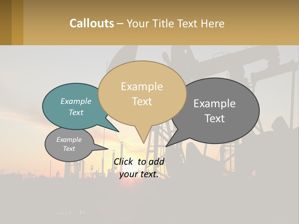 Machine Facility Tool PowerPoint Template
