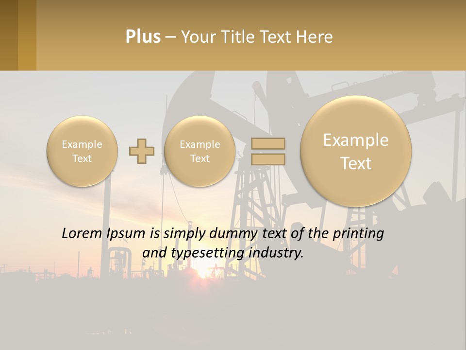Machine Facility Tool PowerPoint Template
