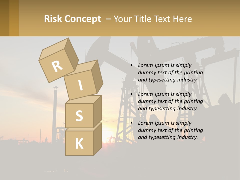 Machine Facility Tool PowerPoint Template