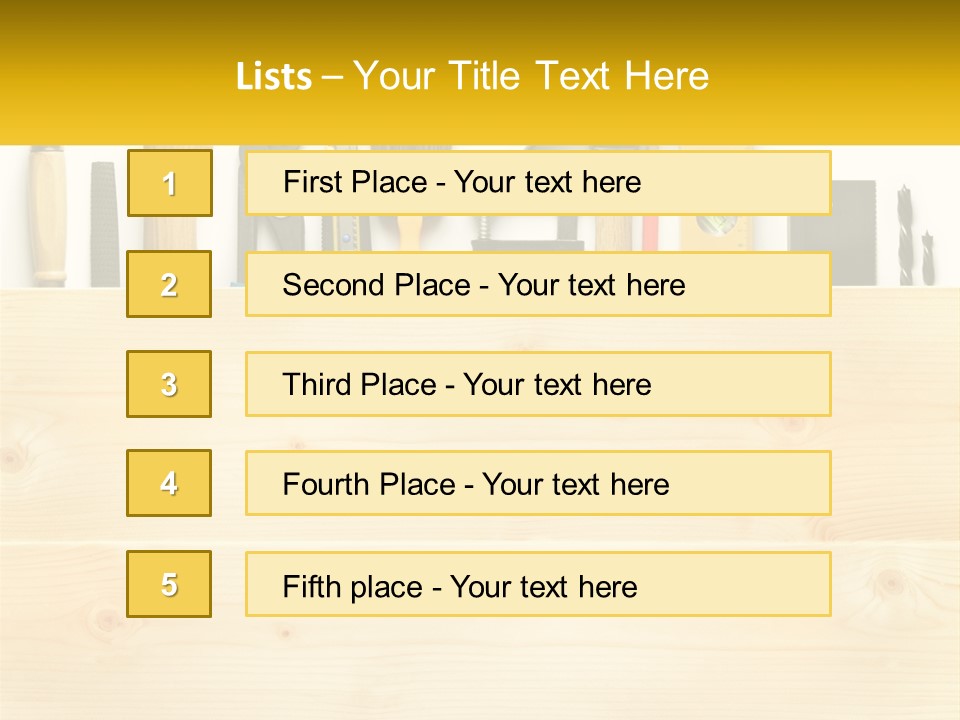 Renovation Manual Wooden PowerPoint Template