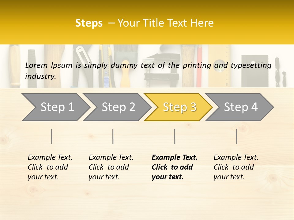 Renovation Manual Wooden PowerPoint Template