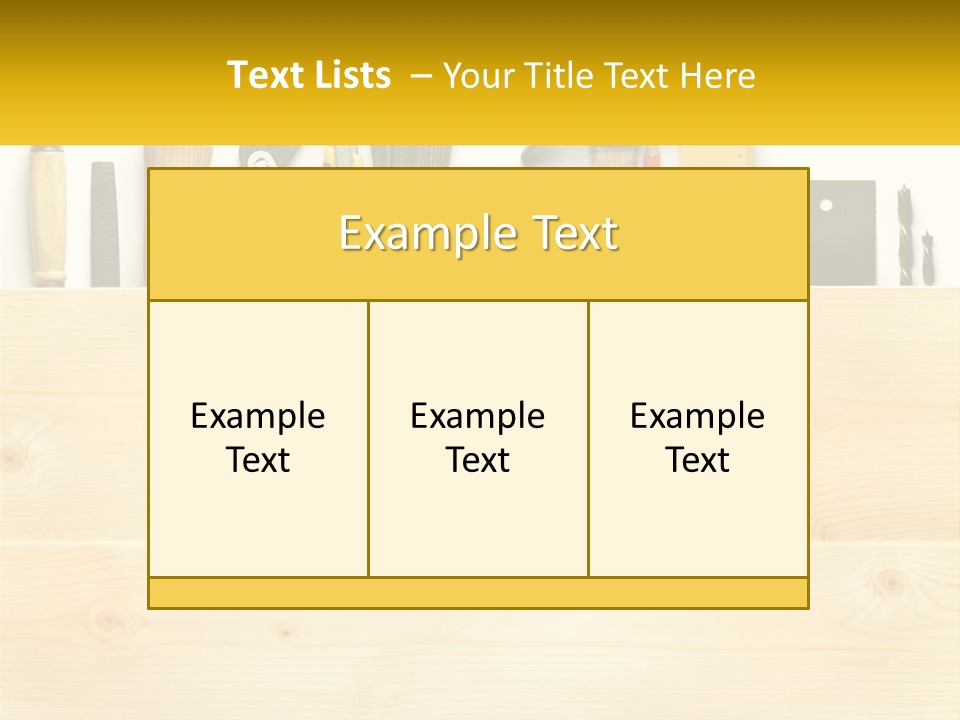 Renovation Manual Wooden PowerPoint Template