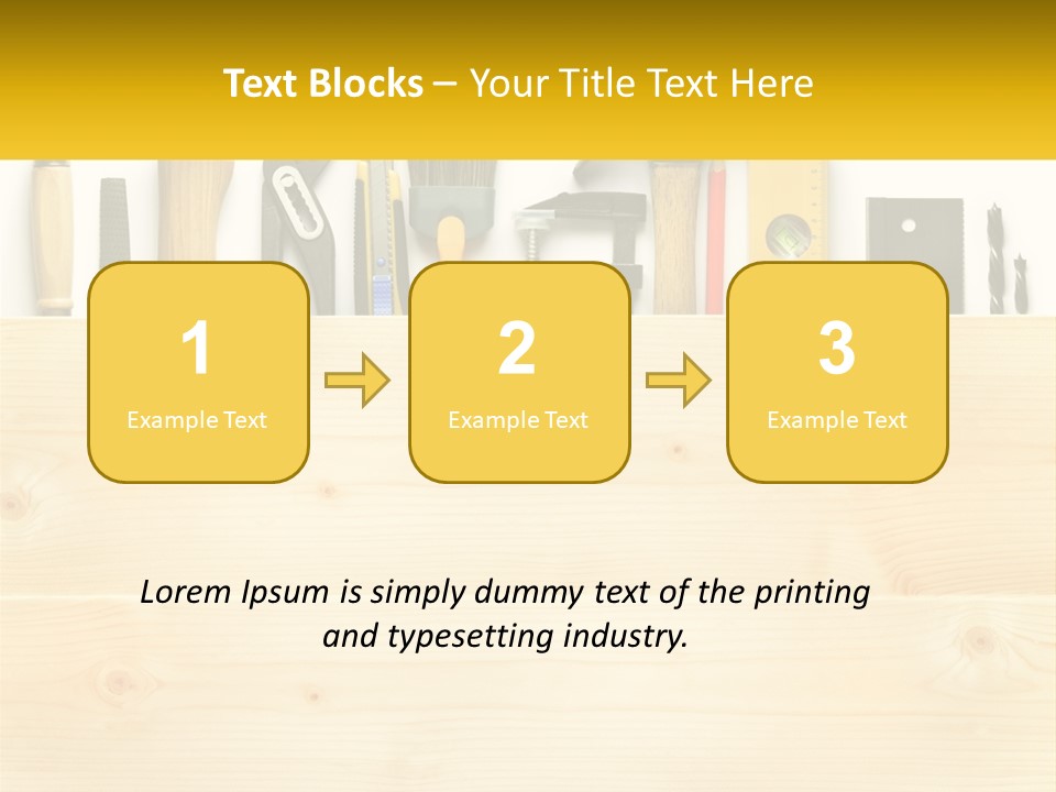 Renovation Manual Wooden PowerPoint Template