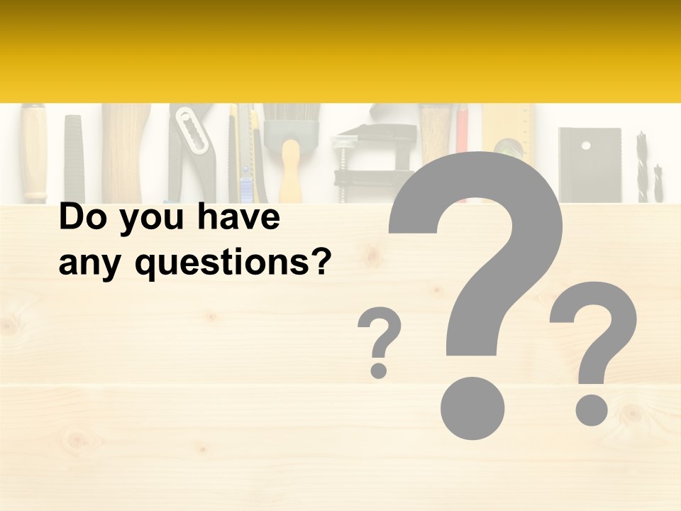 Renovation Manual Wooden PowerPoint Template