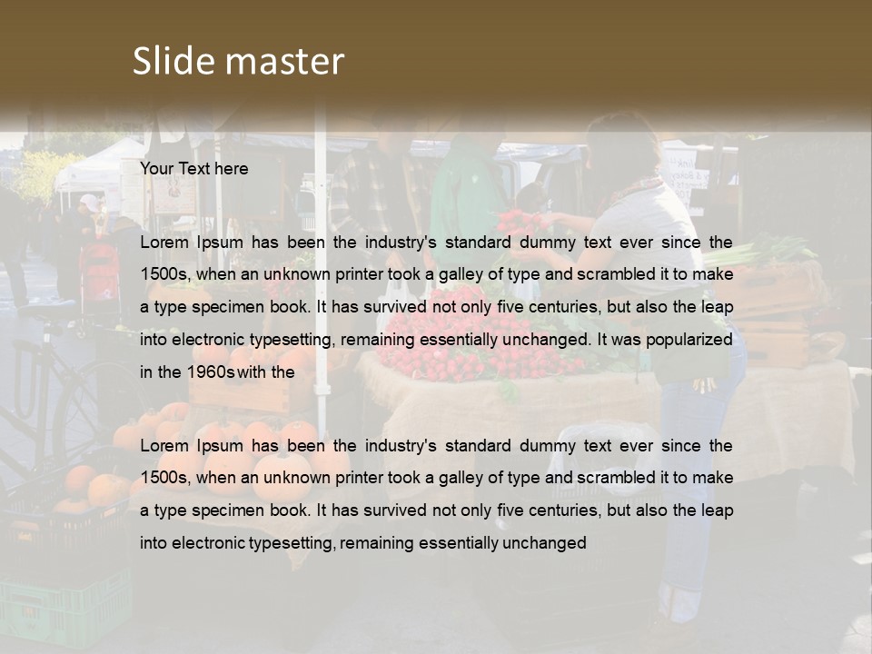 Juicy Raw Agriculture PowerPoint Template