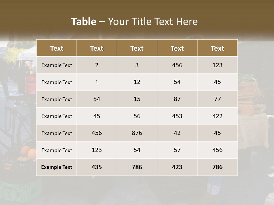 Juicy Raw Agriculture PowerPoint Template