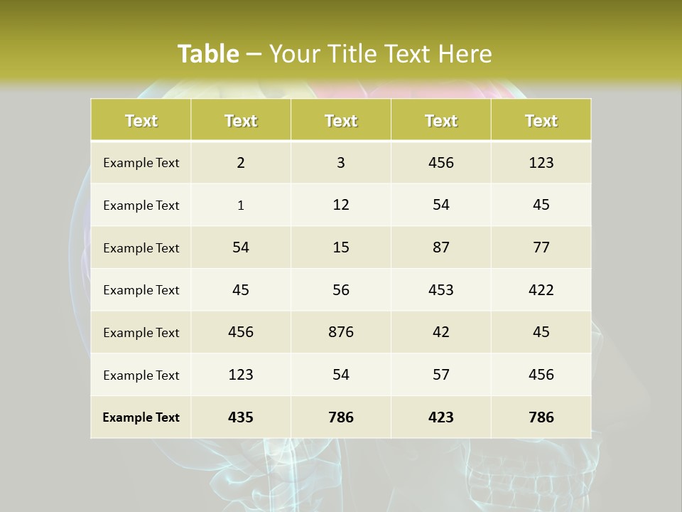 Medical Exam Technology Illustration PowerPoint Template