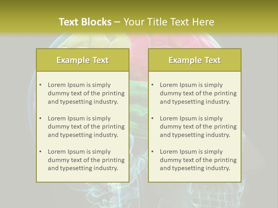 Medical Exam Technology Illustration PowerPoint Template