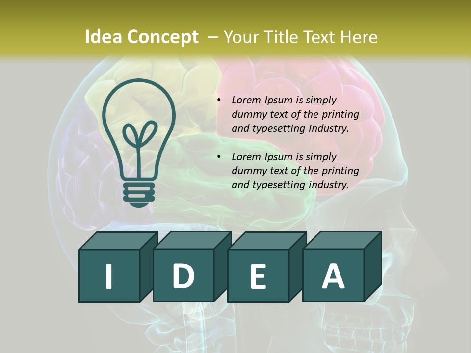 Medical Exam Technology Illustration PowerPoint Template