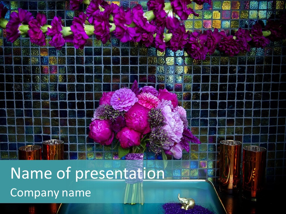 Ceremony Bouquet Person PowerPoint Template