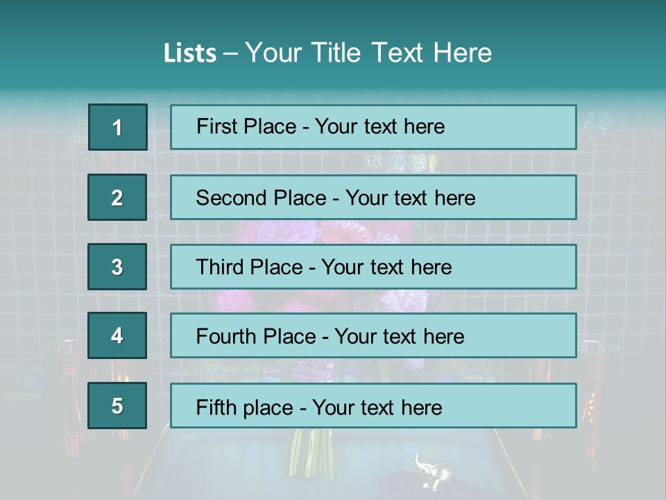 Ceremony Bouquet Person PowerPoint Template
