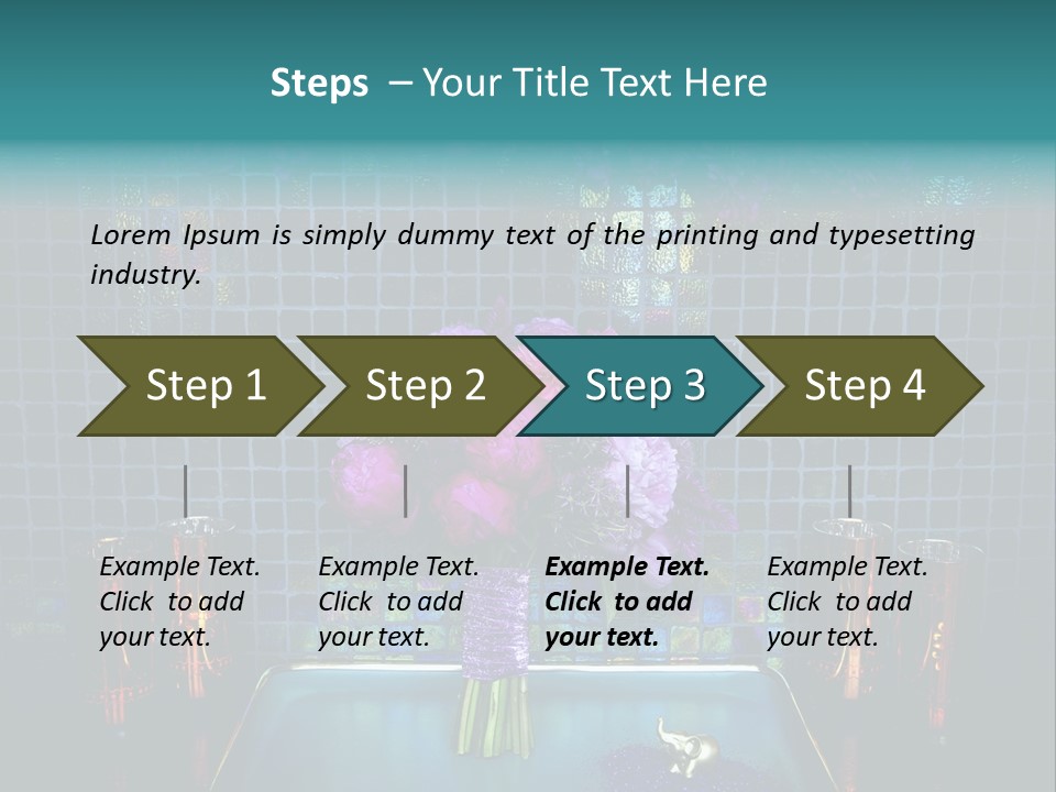 Ceremony Bouquet Person PowerPoint Template