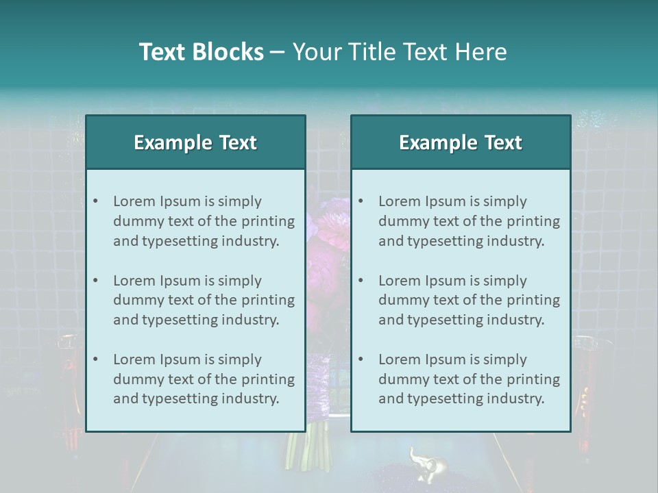 Ceremony Bouquet Person PowerPoint Template