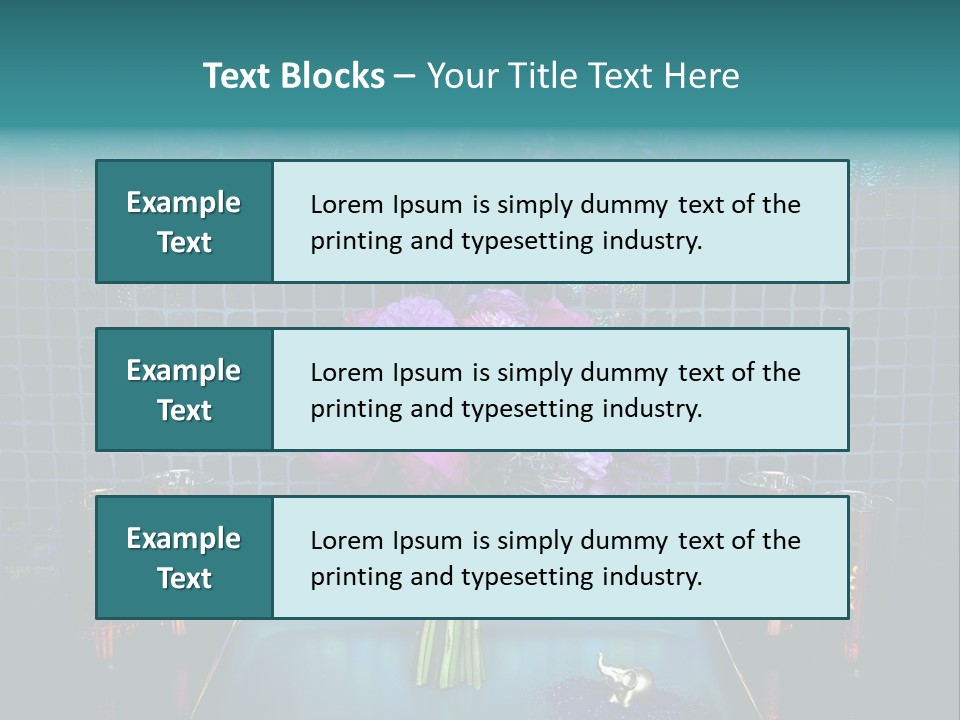 Ceremony Bouquet Person PowerPoint Template