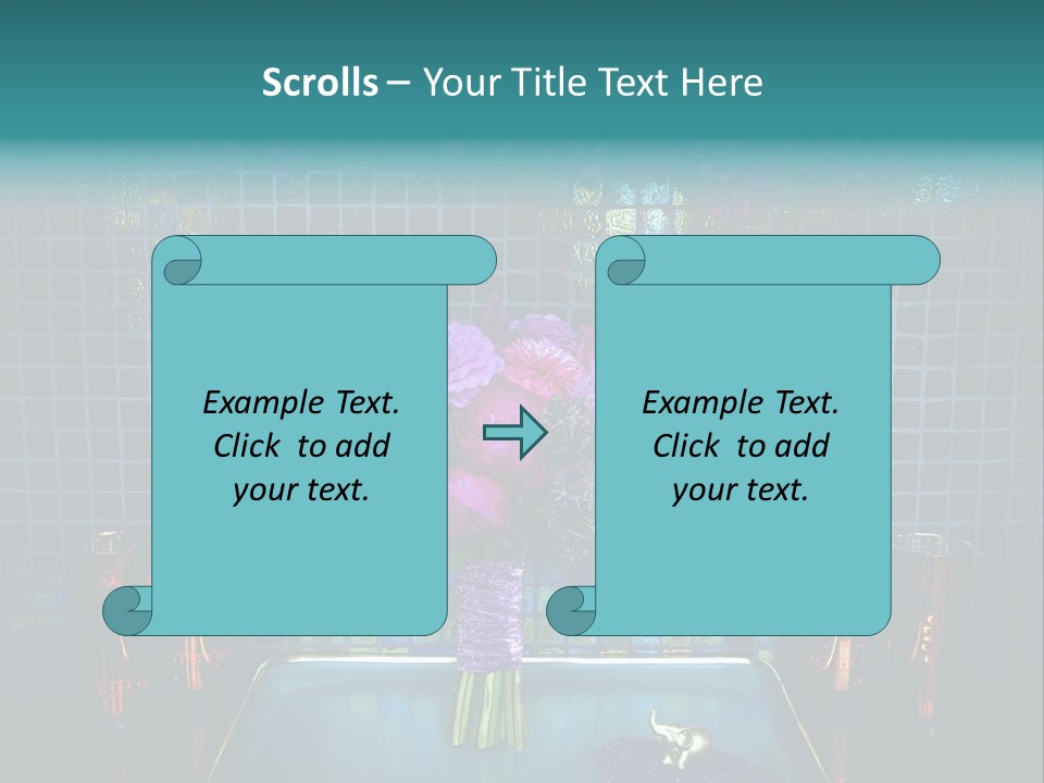 Ceremony Bouquet Person PowerPoint Template