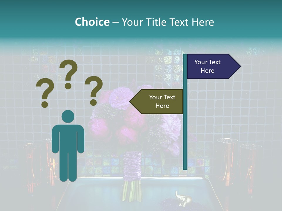 Ceremony Bouquet Person PowerPoint Template