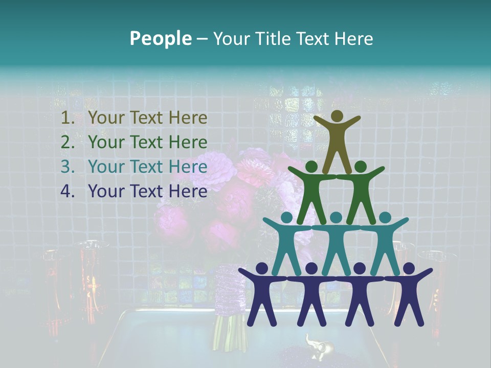 Ceremony Bouquet Person PowerPoint Template