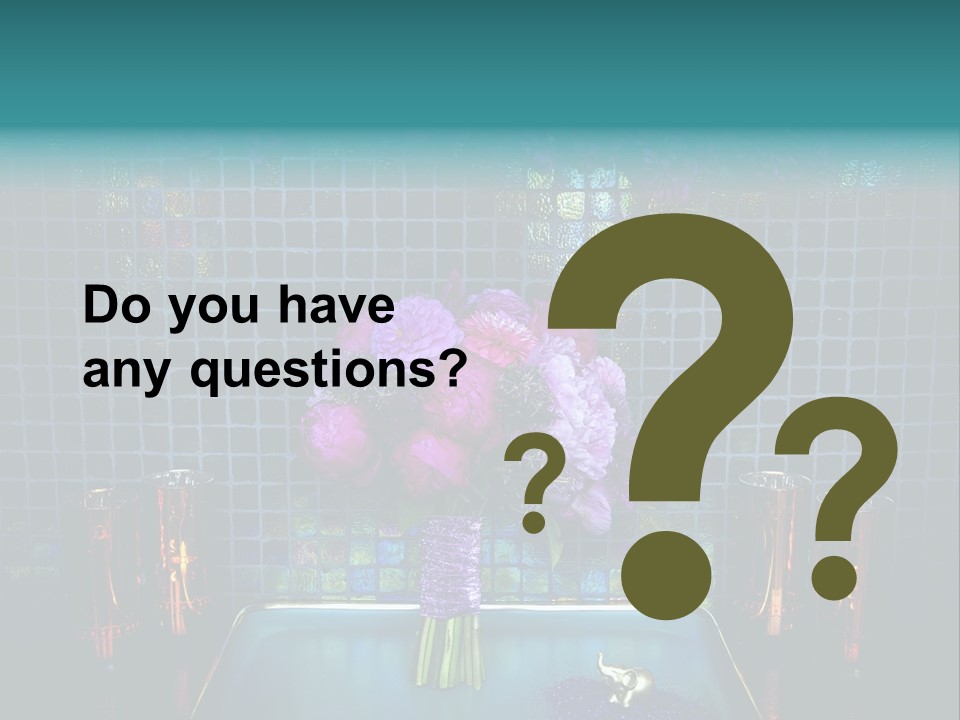 Ceremony Bouquet Person PowerPoint Template