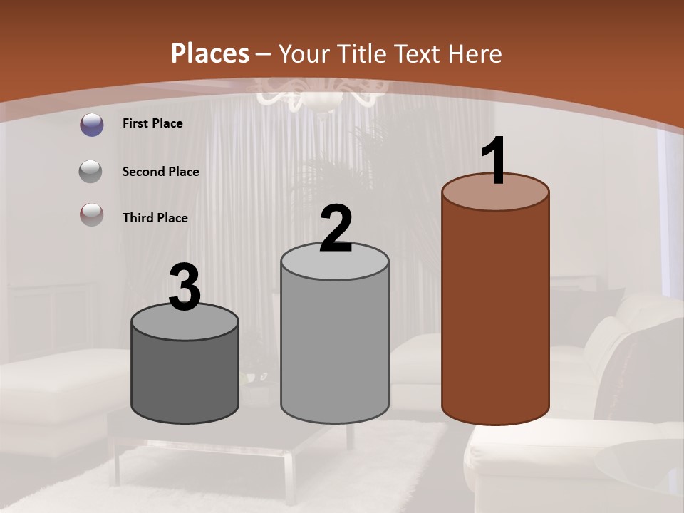 Relaxation Beautiful Lamp PowerPoint Template