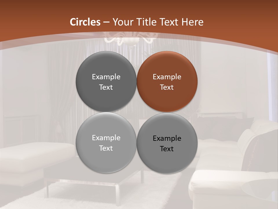 Relaxation Beautiful Lamp PowerPoint Template