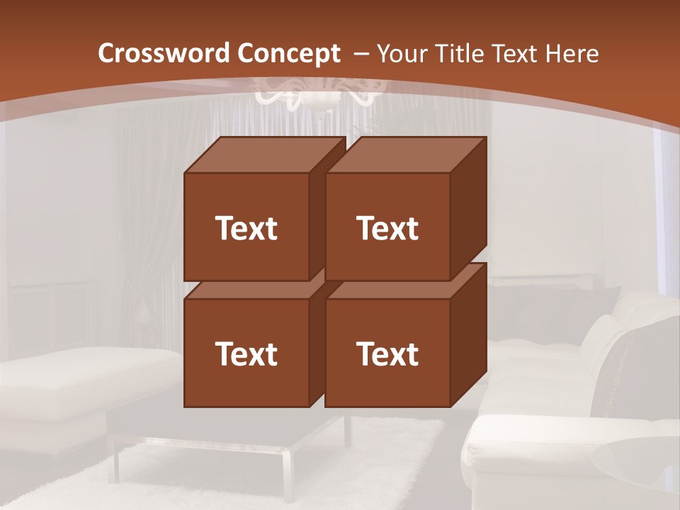 Relaxation Beautiful Lamp PowerPoint Template