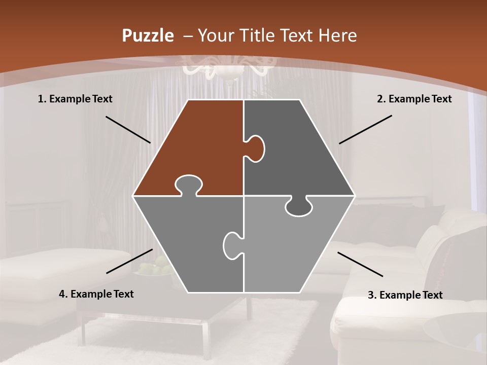 Relaxation Beautiful Lamp PowerPoint Template