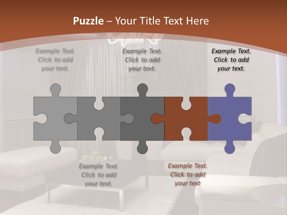 Relaxation Beautiful Lamp PowerPoint Template