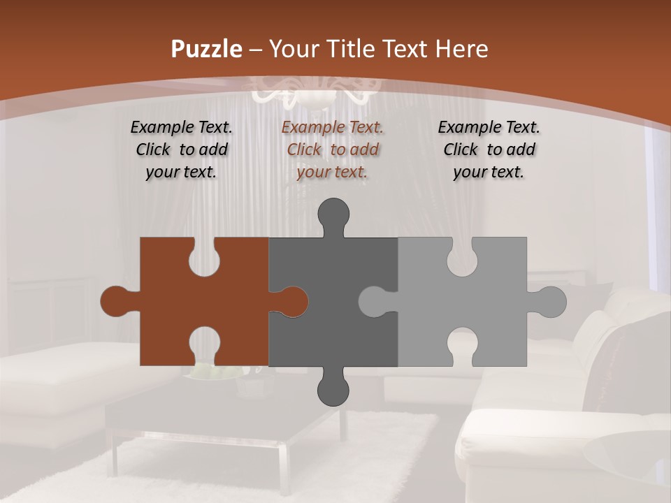 Relaxation Beautiful Lamp PowerPoint Template