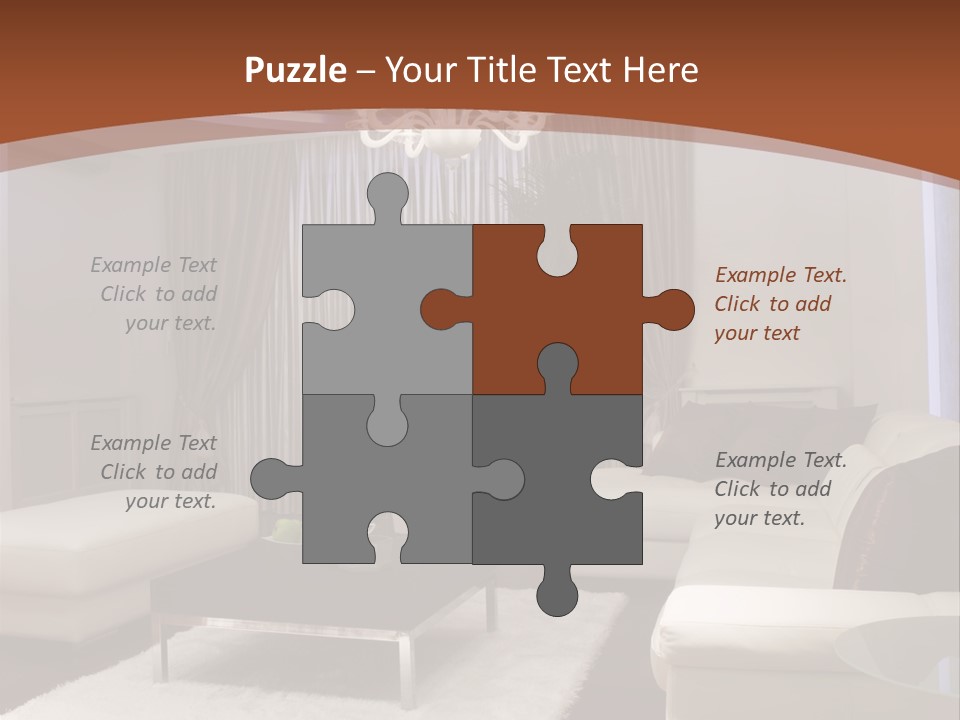 Relaxation Beautiful Lamp PowerPoint Template