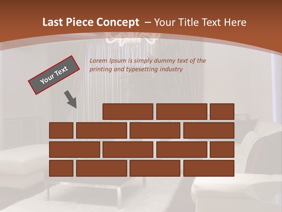 Relaxation Beautiful Lamp PowerPoint Template