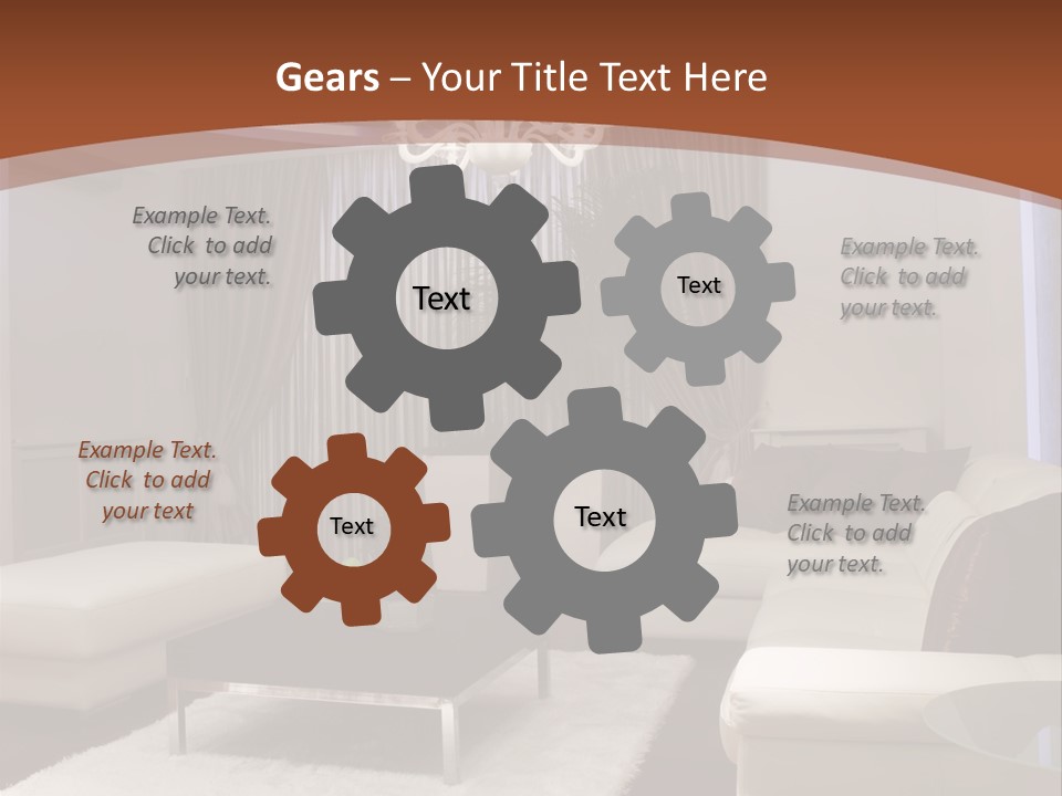 Relaxation Beautiful Lamp PowerPoint Template