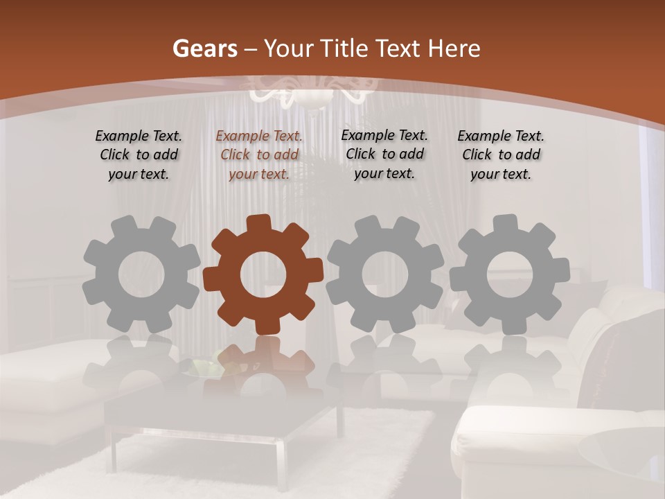 Relaxation Beautiful Lamp PowerPoint Template