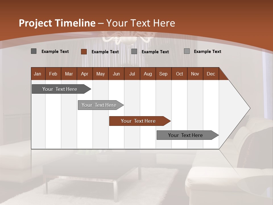 Relaxation Beautiful Lamp PowerPoint Template