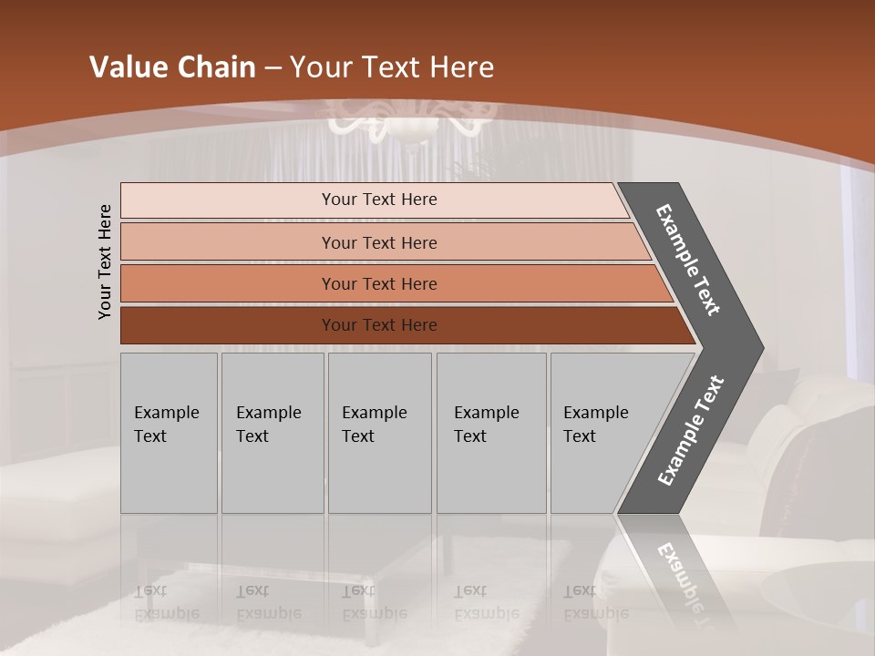 Relaxation Beautiful Lamp PowerPoint Template