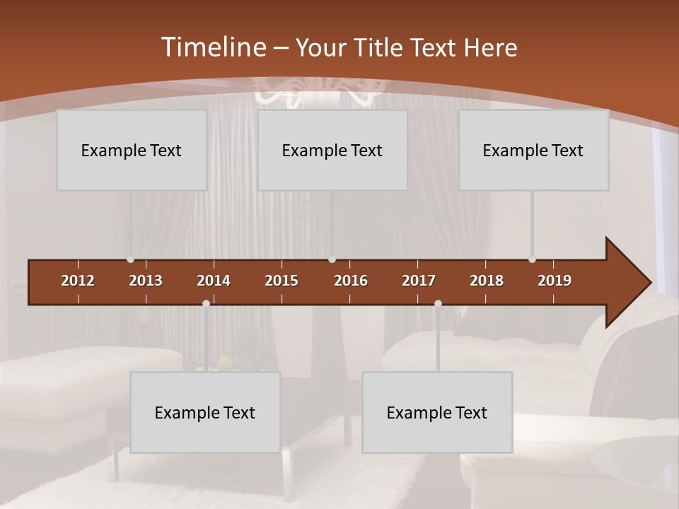 Relaxation Beautiful Lamp PowerPoint Template