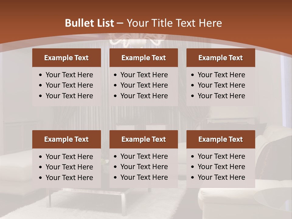 Relaxation Beautiful Lamp PowerPoint Template