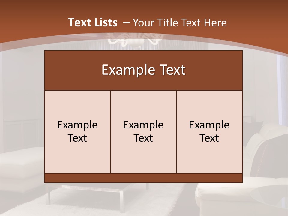Relaxation Beautiful Lamp PowerPoint Template