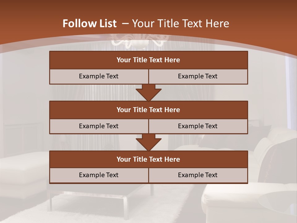Relaxation Beautiful Lamp PowerPoint Template