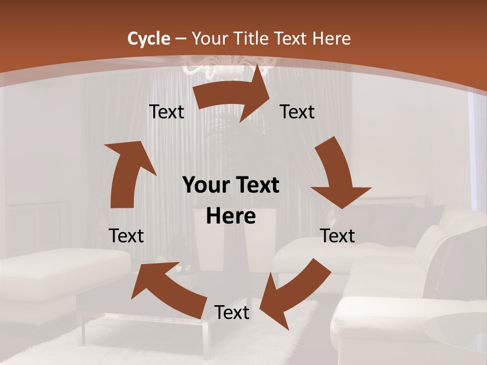 Relaxation Beautiful Lamp PowerPoint Template