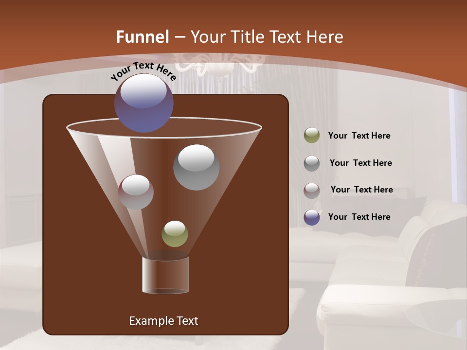 Relaxation Beautiful Lamp PowerPoint Template