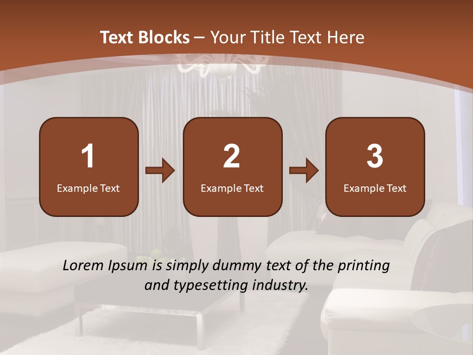 Relaxation Beautiful Lamp PowerPoint Template