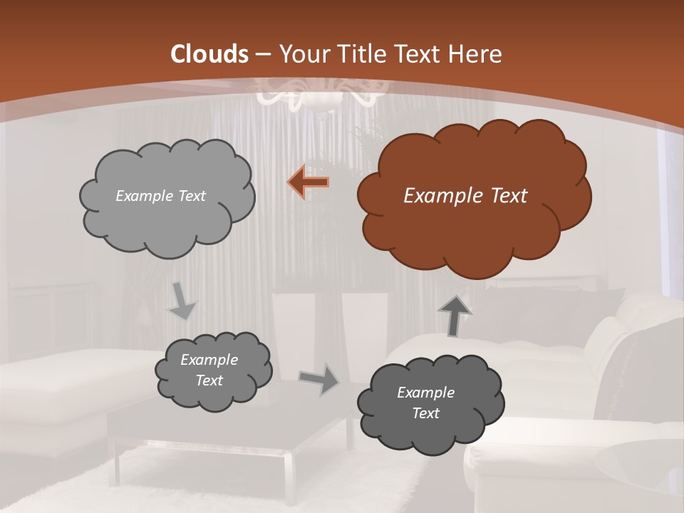 Relaxation Beautiful Lamp PowerPoint Template