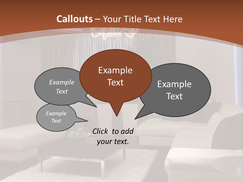 Relaxation Beautiful Lamp PowerPoint Template