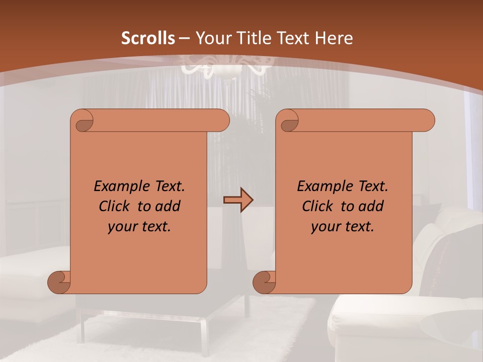 Relaxation Beautiful Lamp PowerPoint Template