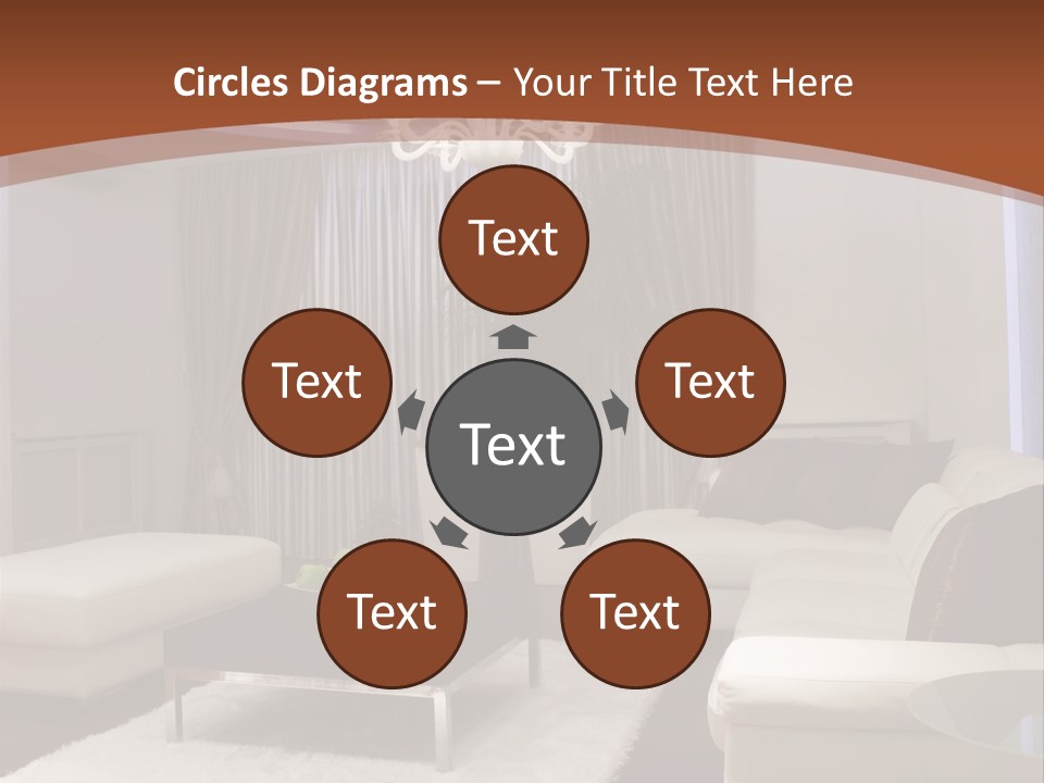 Relaxation Beautiful Lamp PowerPoint Template