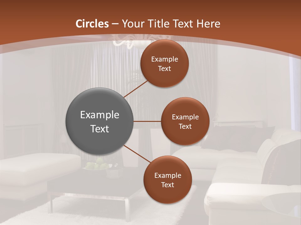 Relaxation Beautiful Lamp PowerPoint Template