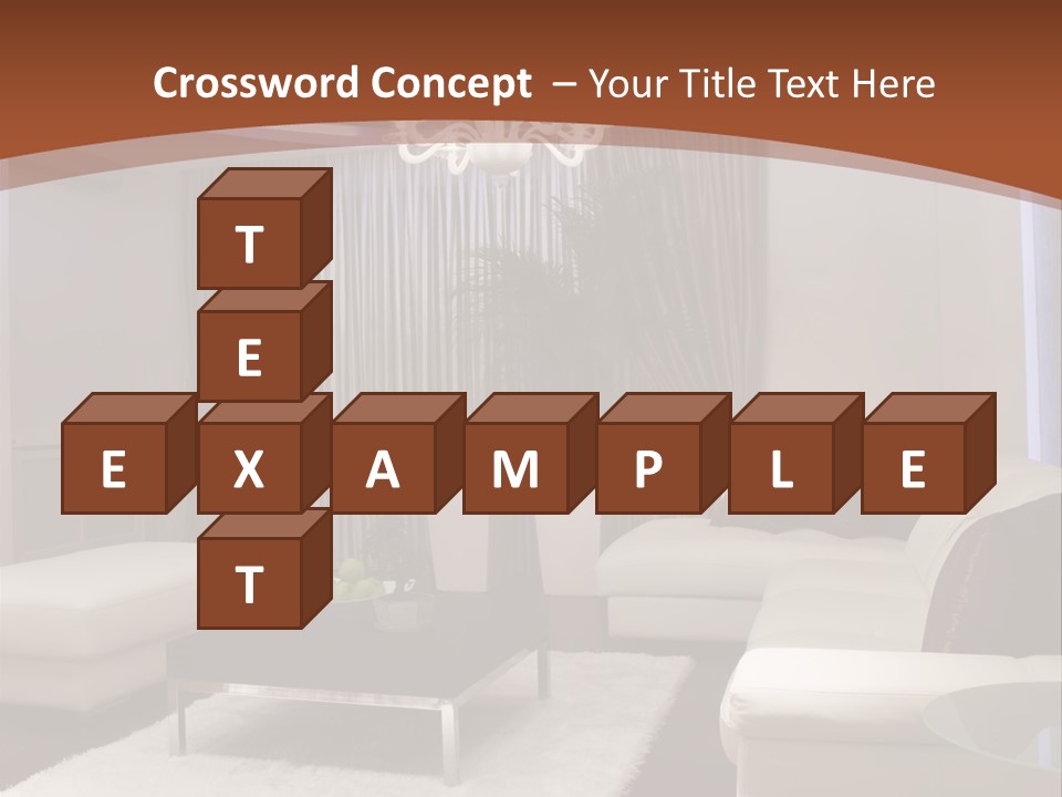 Relaxation Beautiful Lamp PowerPoint Template