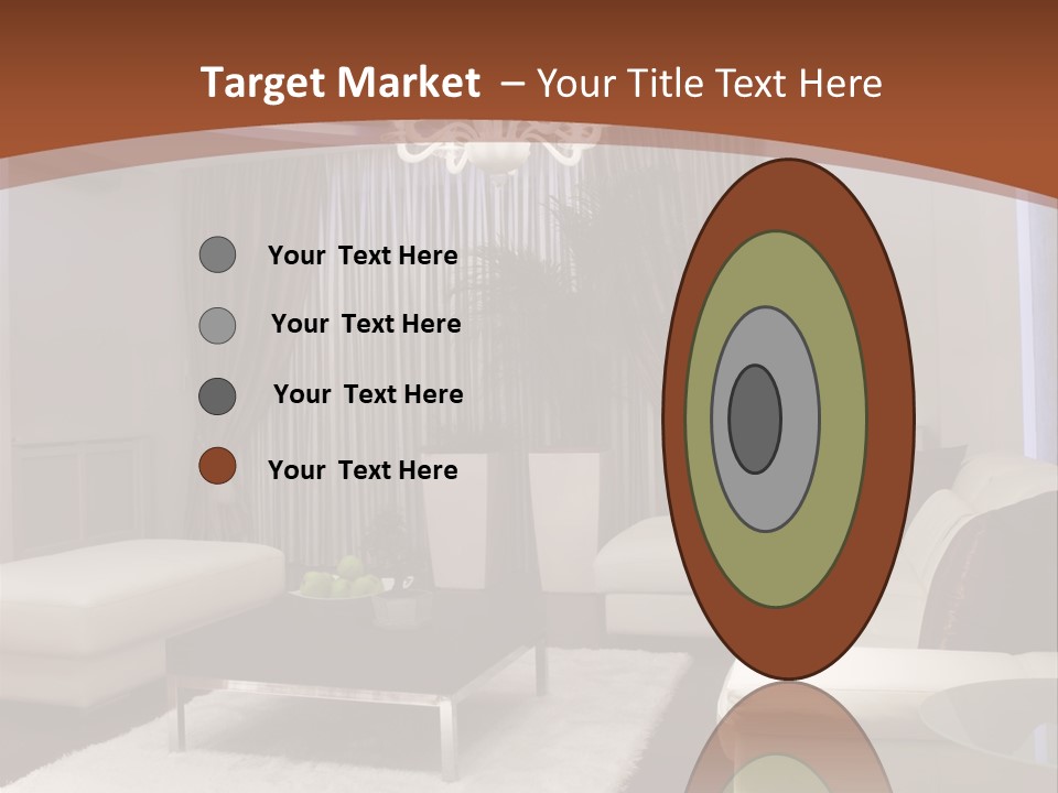 Relaxation Beautiful Lamp PowerPoint Template