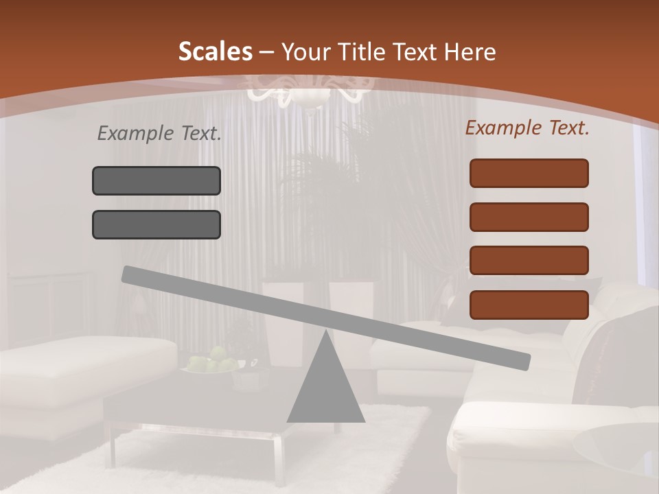 Relaxation Beautiful Lamp PowerPoint Template