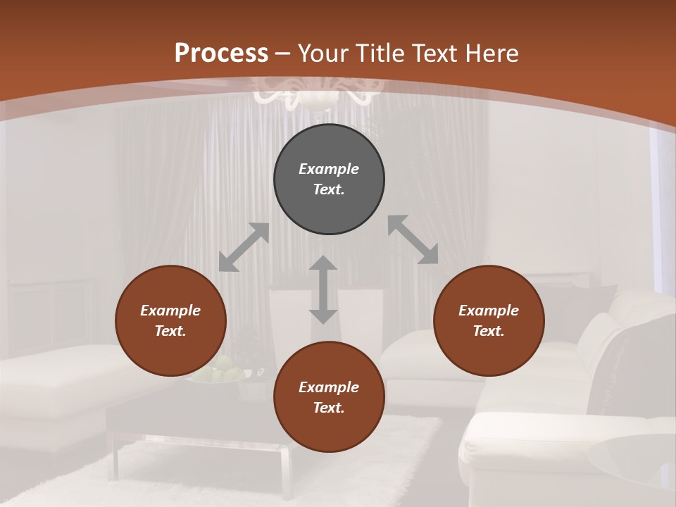 Relaxation Beautiful Lamp PowerPoint Template